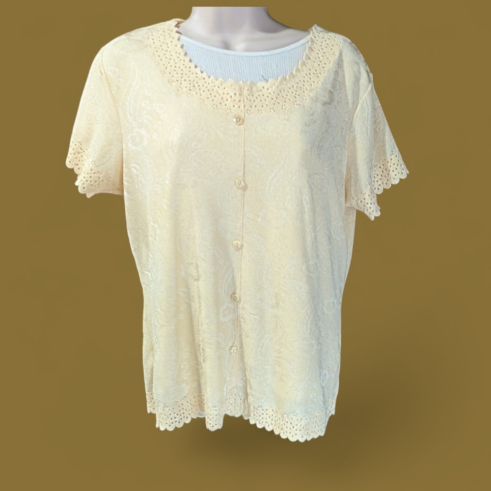 Yellow Size L Studio V Shirt